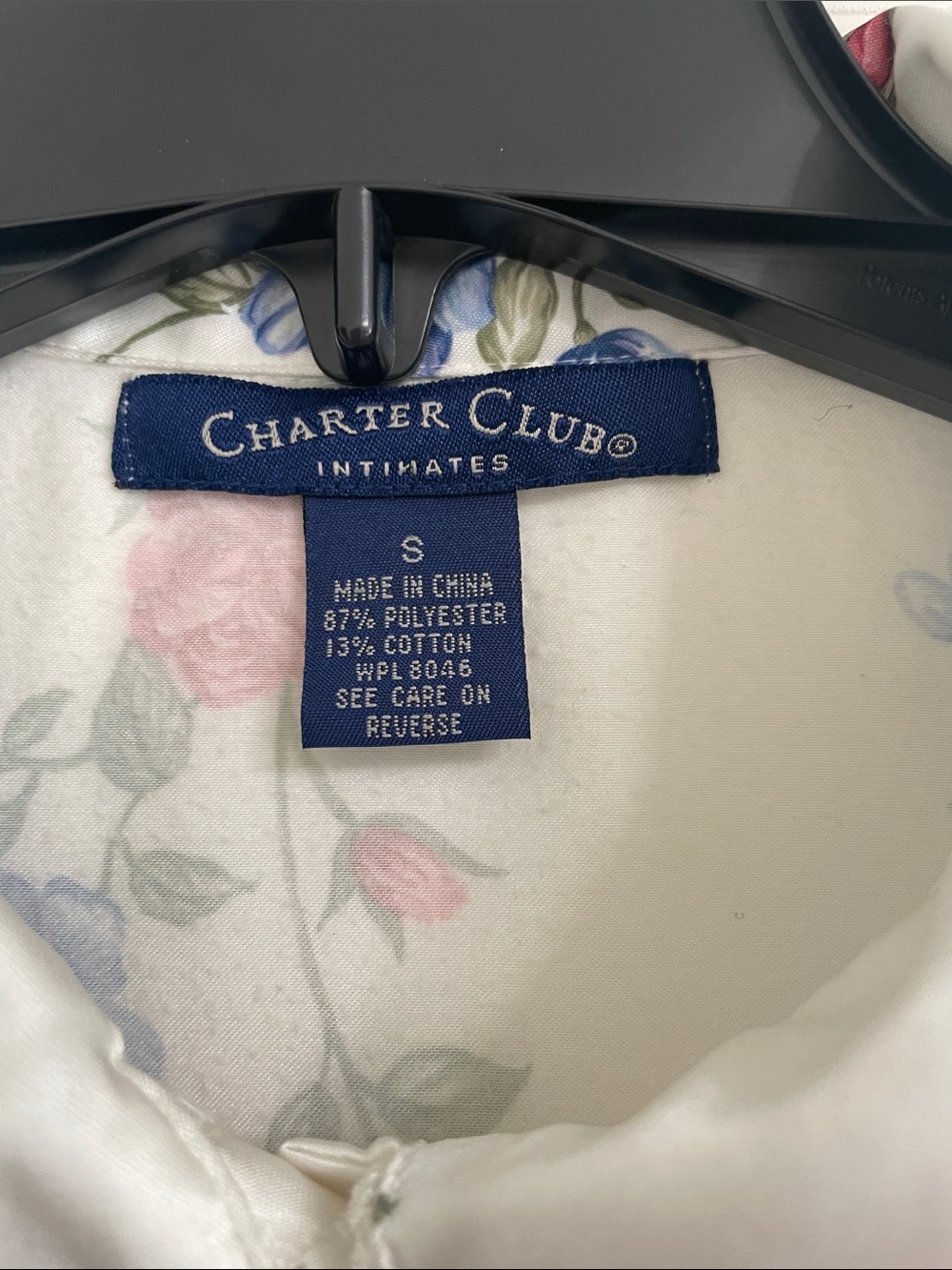 Vintage Charter Club Floral Satin Nightgown Cottagecore Romantic - Picture 3 of 10